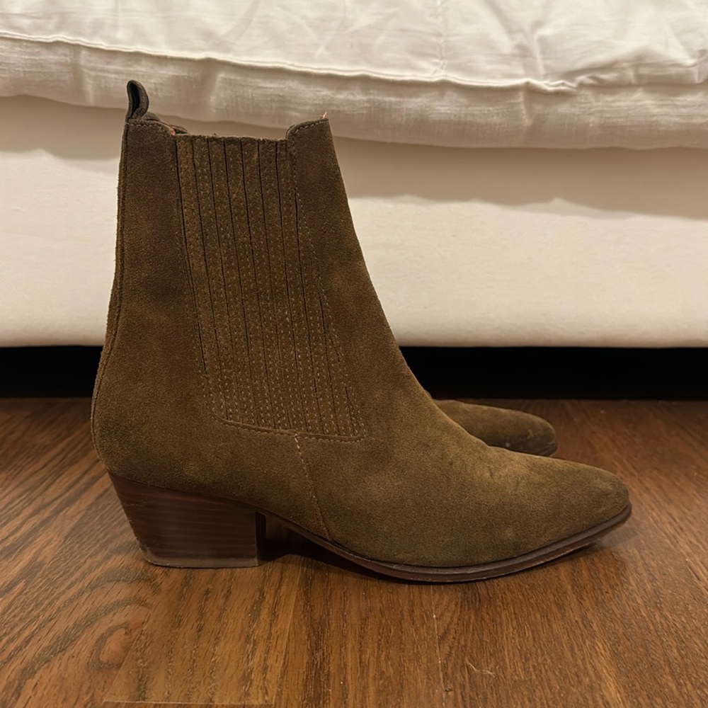 Sandro Suede Brown Boots